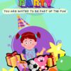 Birthday Invitation clip 10 sec Girl 03