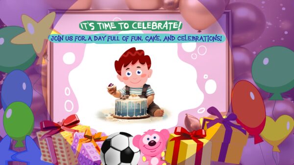 Happy Birthday invitation card _BOY2